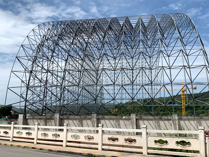 黄石山寨矿储煤棚网架